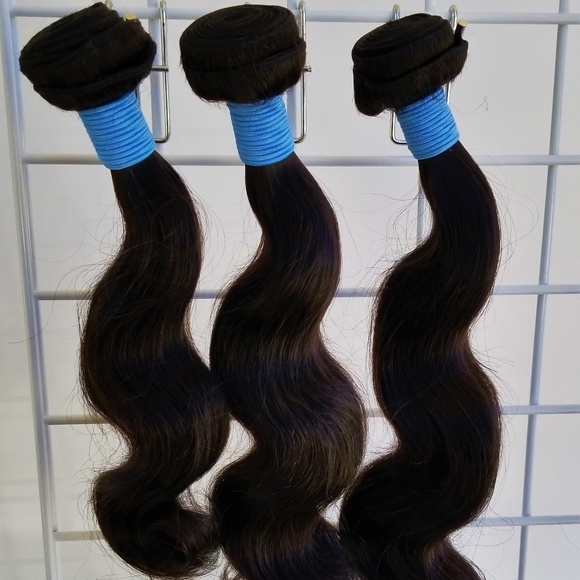 3 BUNDLES DEAL!! BW Burmese Remy Hair 14"16"18" - Picture 2 of 5